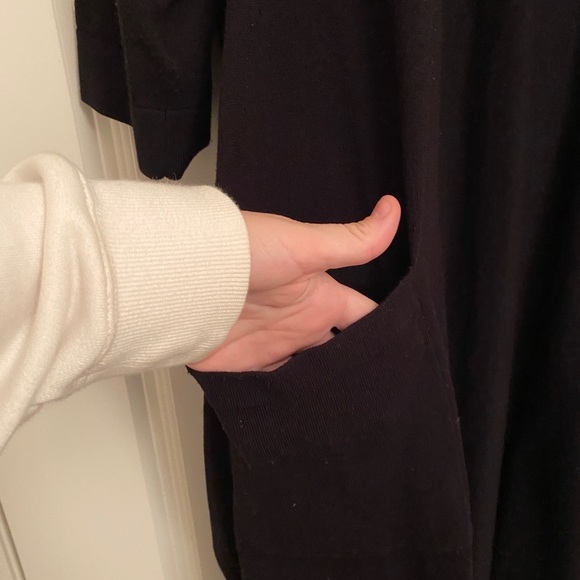 Sussan Size S/M Black Longline Cardigan - Picture 5 of 6